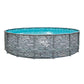 Ovanmarkpool Swing Pools Elite Sten Rampool - 4.88 x 1.22 m, Sten design