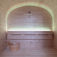 Sauna Gaïa Urban 2 Personer – Utomhusbastu i Kanadensisk Gran (130x130 cm)