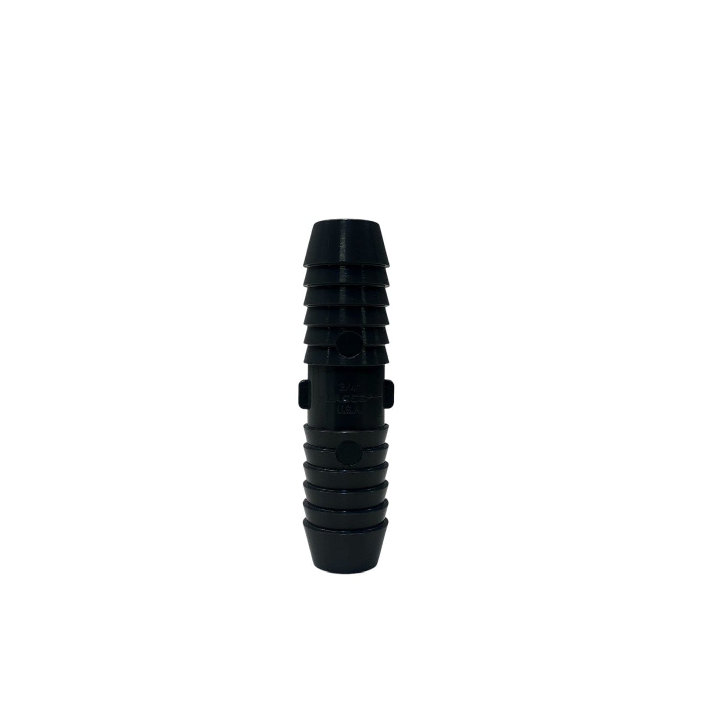 PVC skarvrör 3/4" tum hane/hane med rillor