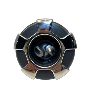 Jet Marquis 4-1/4" tum roterande SS Wave rostfri / grå Crown 2008-12