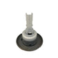 Jet Marquis 3 5/16" tum roterande SS Wave rostfri / grå E-serien