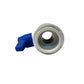 PVC kulventil 1'' hona/hona till Microsilk Marquis