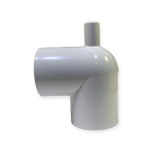PVC vinkel 90 gr 2" hona med luftning 3/4" slangkoppling CS
