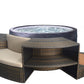 NetSpa Vita 4 Personer Semi-Rigid Spa med Möbler & Omramning