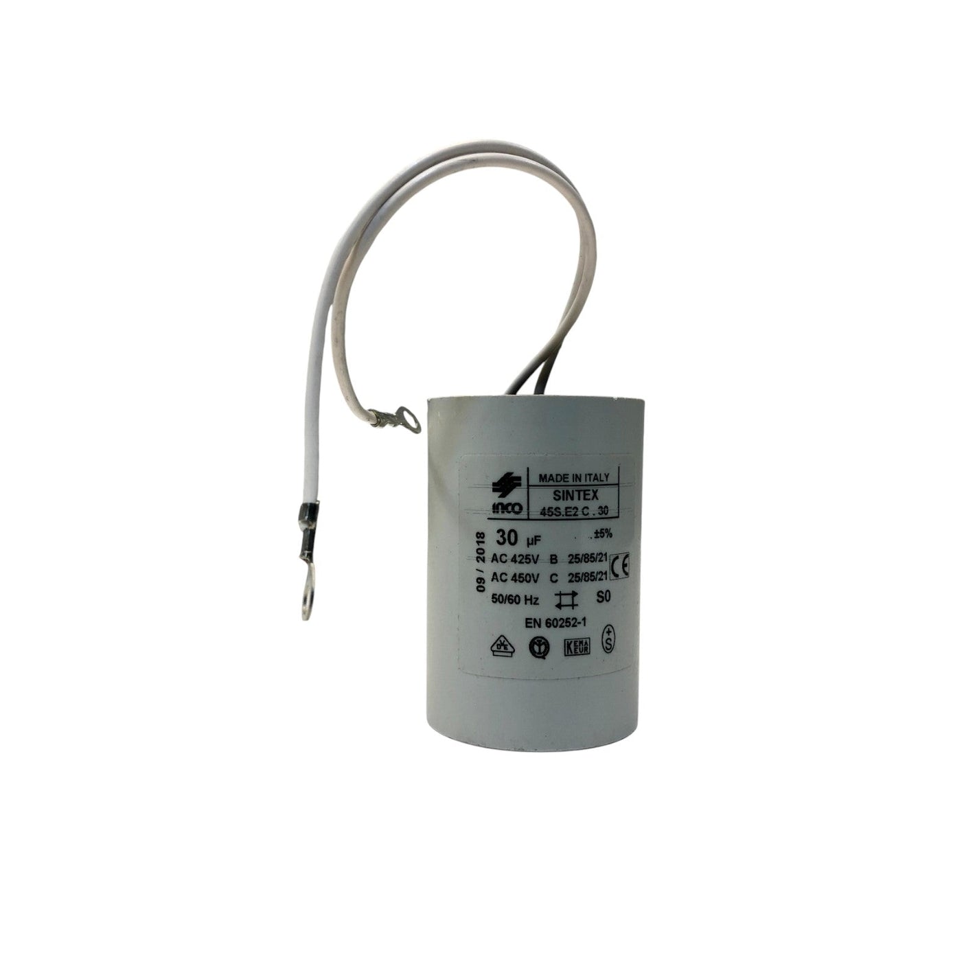 Kondensator 30uF med kabel för 2HP pump Marquis