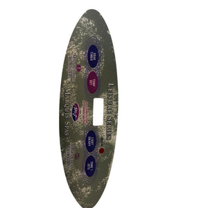 Etikett till kontrollpanel 4 knappar Marquis Leisure 2000