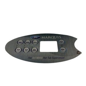 Etikett till Marquis kontrollpanel 8-knappar 2 pump MQ 2011-2012