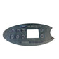 Etikett till Marquis kontrollpanel 8-knappar 2 pump MQ 2011-2012