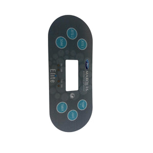 Etikett till Marquis kontrollpanel Elite 6 knappar 2 pumpar 2020