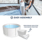 NetSpa Octopus 4–6 Personer Semi-Rigid Spa med Möbler & Omramning