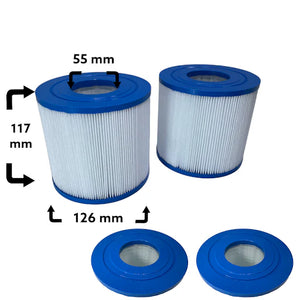 2-pack Spafilter till Beachcomber, Catalina, Clearwater, Maax spas, PDC 35ft