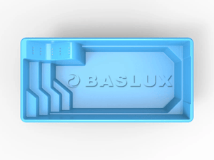 Glasfiberpool AQUA FIT 6,30m x 3,10m x 1,50m