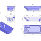 Glasfiberpool AQUA FIT 6,30m x 3,10m x 1,50m