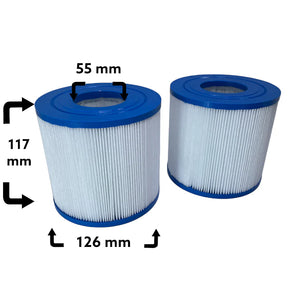 2-pack Spafilter till Beachcomber, Catalina, Clearwater, Maax spas, PDC 35ft