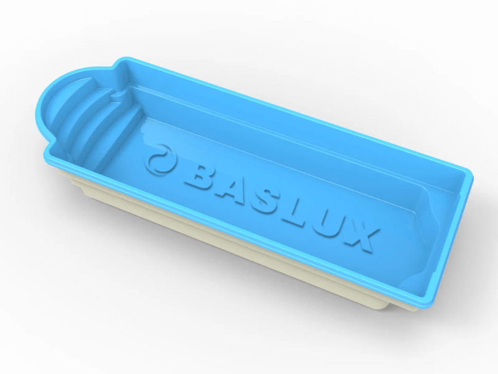 Glasfiberpool DOMINIKANA 8,10m x 3,16m x 1,40m