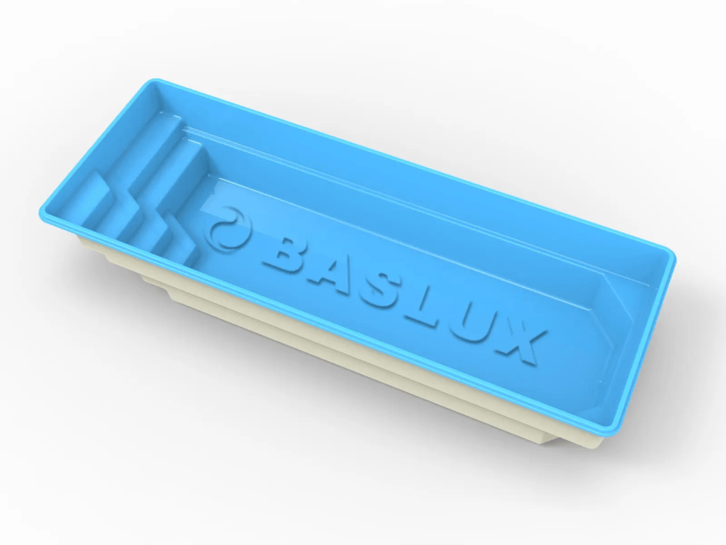 Glasfiberpool FIJI 8,40m x 3,10m x 1,50m