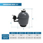 Sandfilter Poolex Rock Gelcoat – sidomonterad ventil