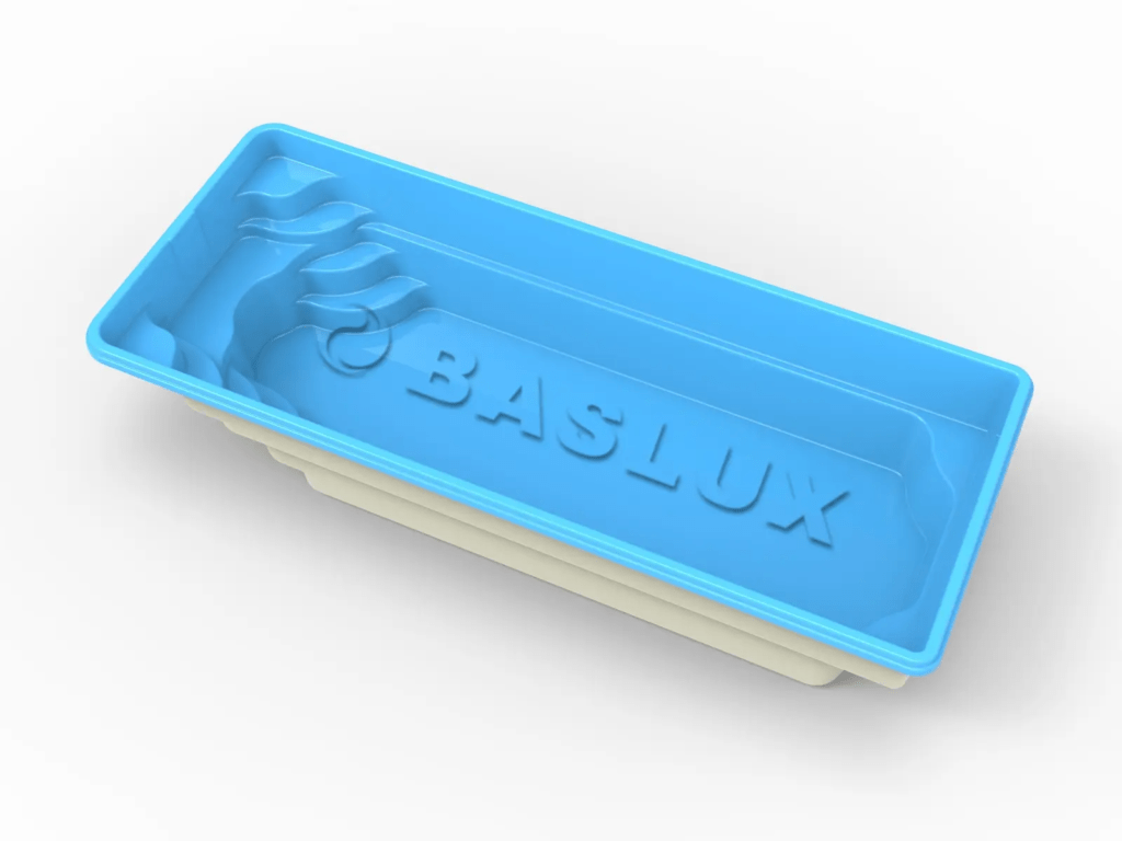 Glasfiberpool HAITI 7,50m x 3,10m x 1,50m