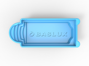 Glasfiberpool IKARIA 7,40m x 3,15m x 1,50m