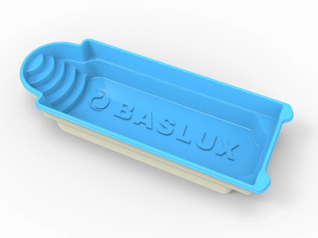 Glasfiberpool ITAKA 10,00m x 3,70m x1,55m