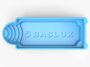 Glasfiberpool ITAKA 10,00m x 3,70m x1,55m