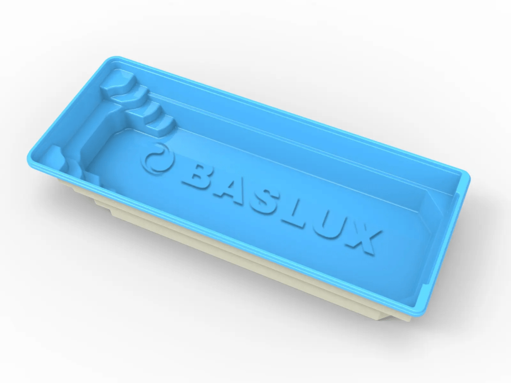 Glasfiberpool KING 9,00m x 3,75m x 1,50m