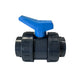 PVC Ventil 63mm SCP blå