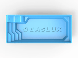 Glasfiberpool MAXI SPA 8,00m x 3,50m x 1,50m