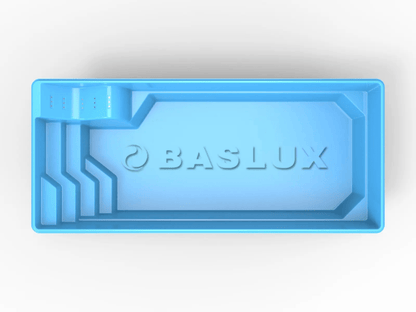 Glasfiberpool MAXI SPA 8,00m x 3,50m x 1,50m