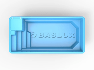 Glasfiberpool MIAMI ALL IN ONE 6,30m x 3,10m x 1,50m