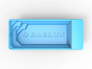 Glasfiberpool OKINAWA 7,80m x 3,20m x 1,50m