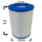 2-Pack spafilter till Beachcomber, Canadian Spas, Marquis Spas, Sundance 50ft