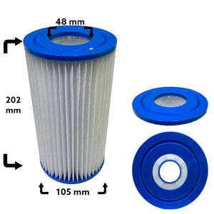 Spafilter modell Intex A passar även Folkpool 5ft