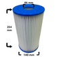 Spafilter samt poolfilter modell Intex B