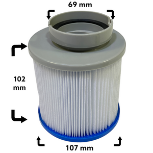 2-Pack spafilter till MSPA 10ft