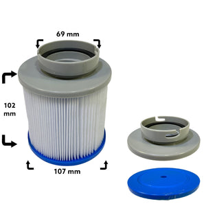 2-Pack spafilter till MSPA 10ft