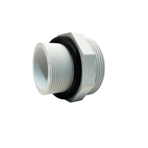 Anslutning till Certikin sidomonterat sandfilter 2" - 1" skotkoppling inklusive packning