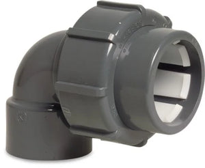 PVC Flex Fit Vinkel 90gr 50/1½ lim