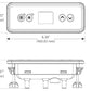 Display Gecko IN.K300-CL (2 PUMPAR) med etikett