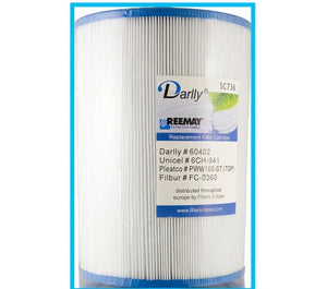 Filter 45 sqf 21x15,2x4,5mm utv, slip