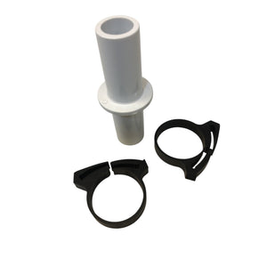 Övergåns nippel 3.4" med klämmor