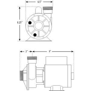 Cirkulations pump Waterway Iron Might 1/8HP