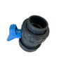 PVC Ventil 63mm SCP blå